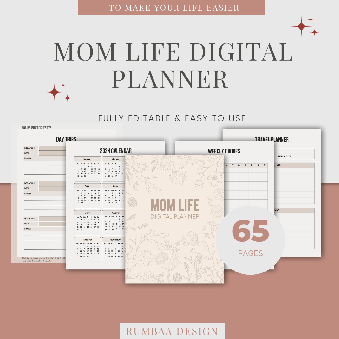 Mom Life Digital Planner
