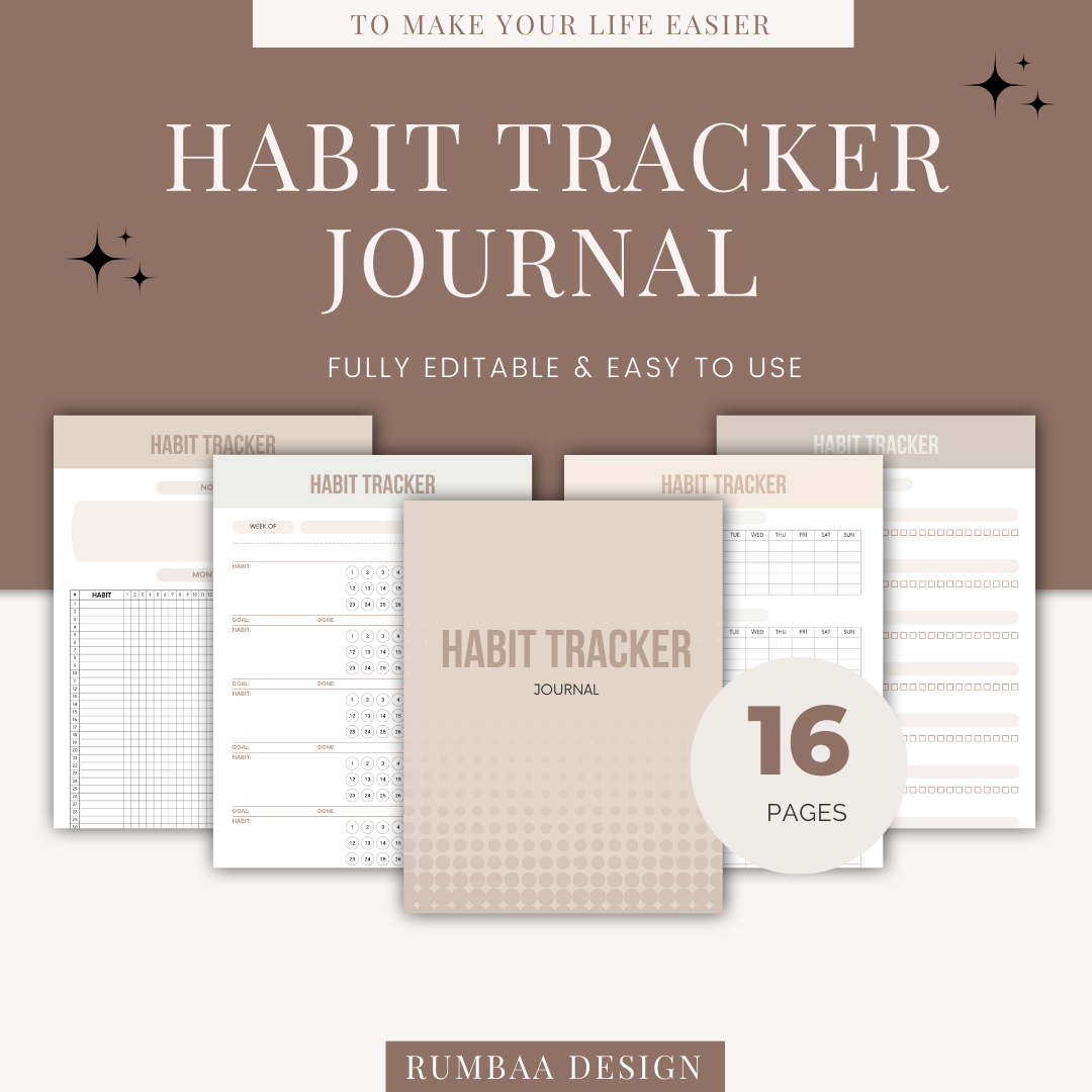 Habit Tracker Journal