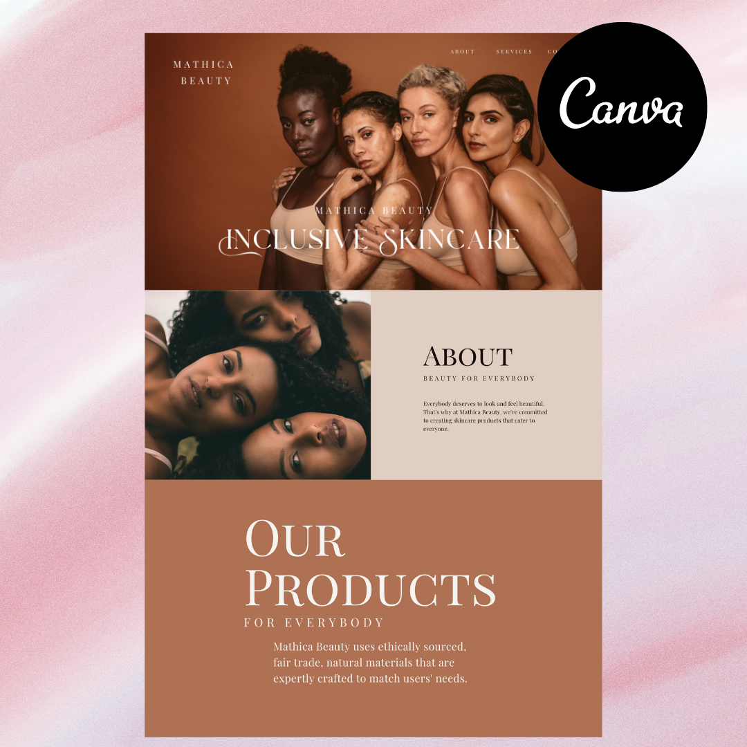 Sales Brand Website Template