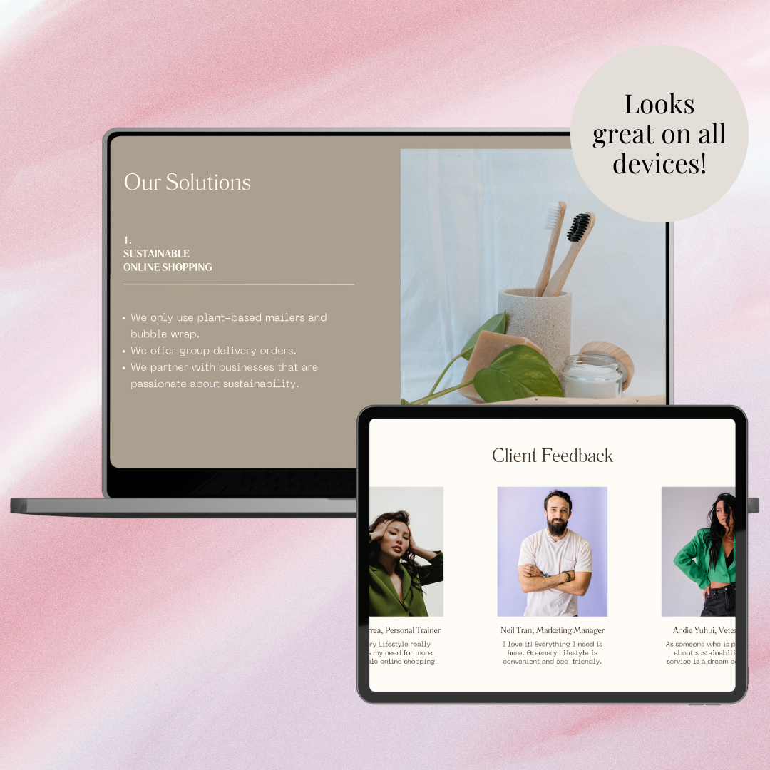 Professional Editable Business Website Template
