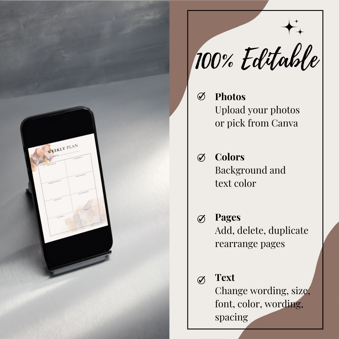 Minimalist Weekly Planner