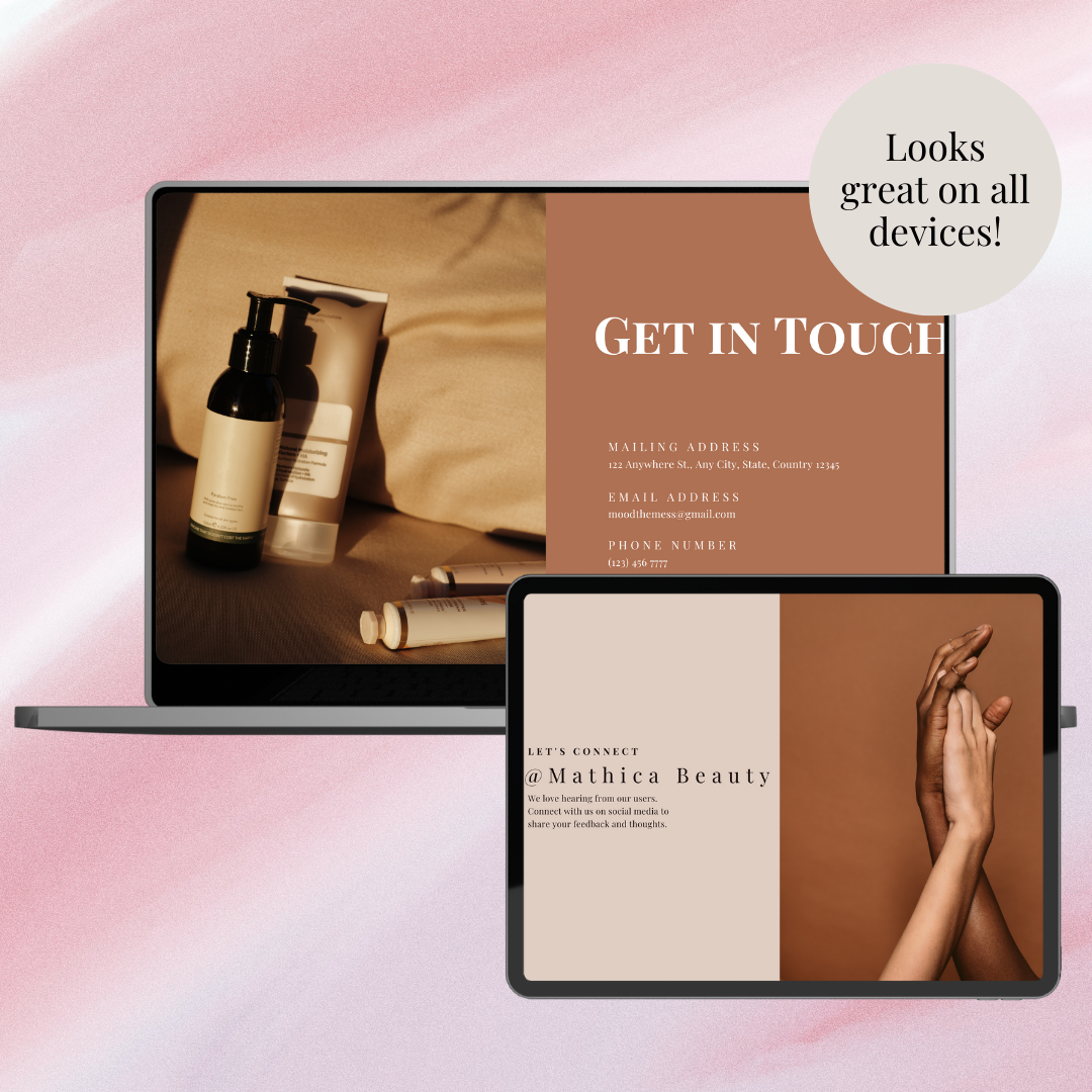 Sales Brand Website Template