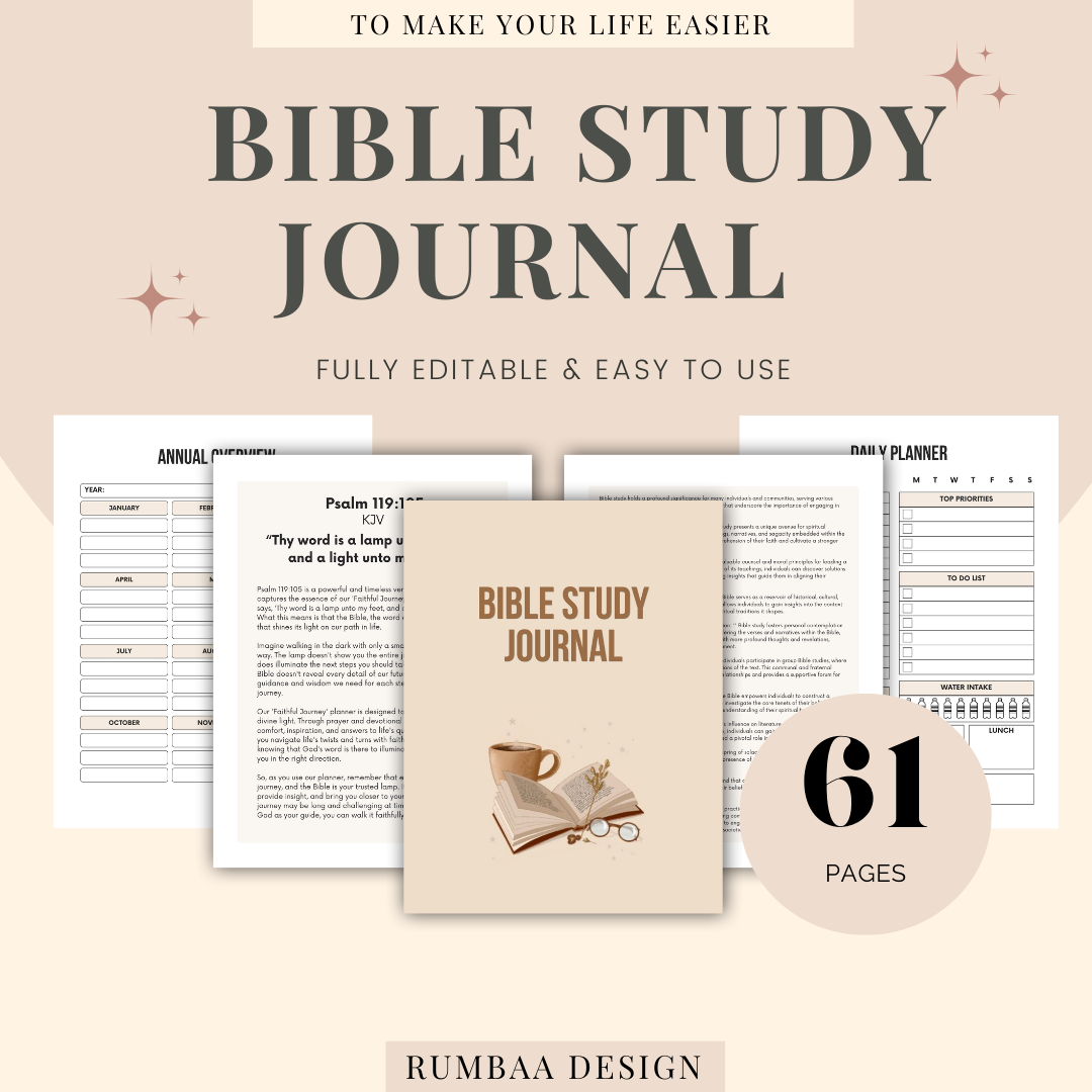 Bible Study Journal