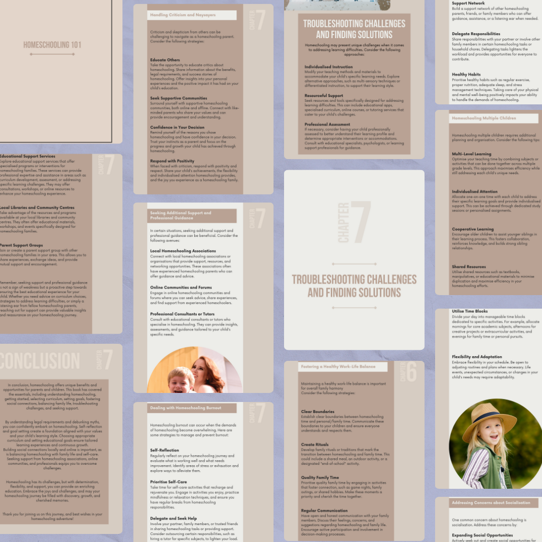 Homeschooling E-Book Guide