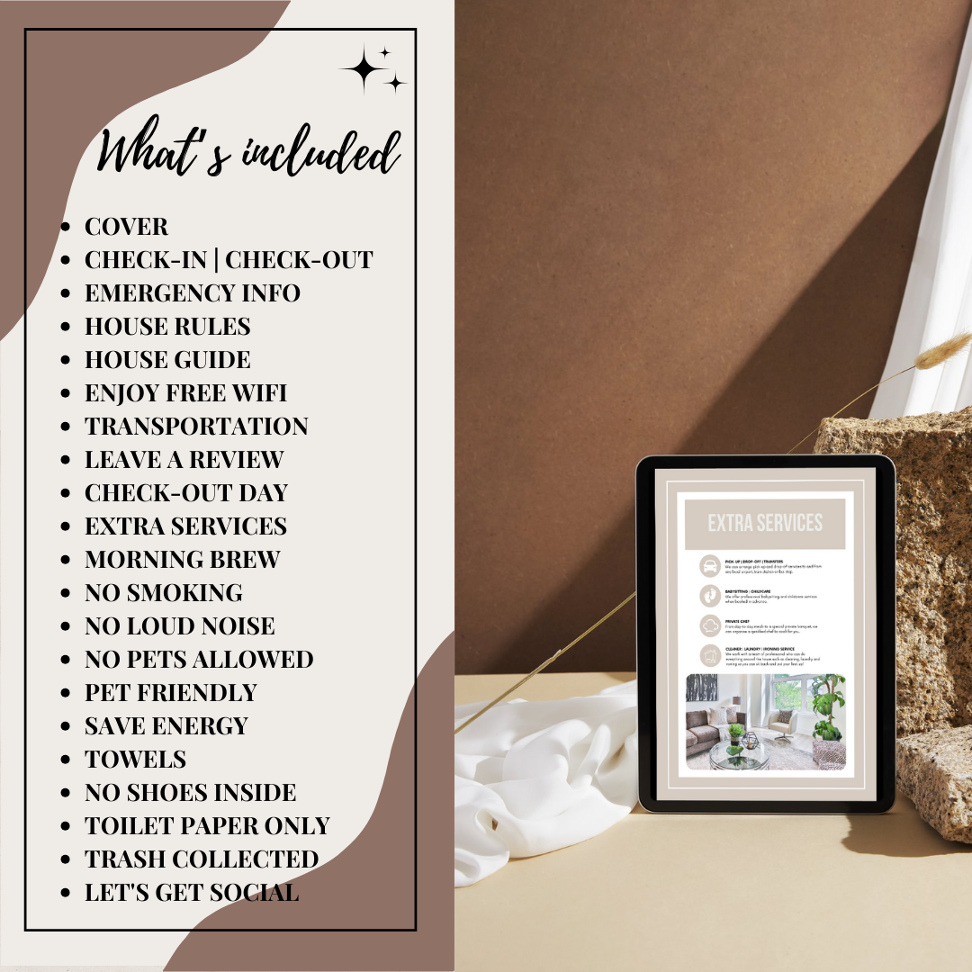 21 Airbnb Printable Signs