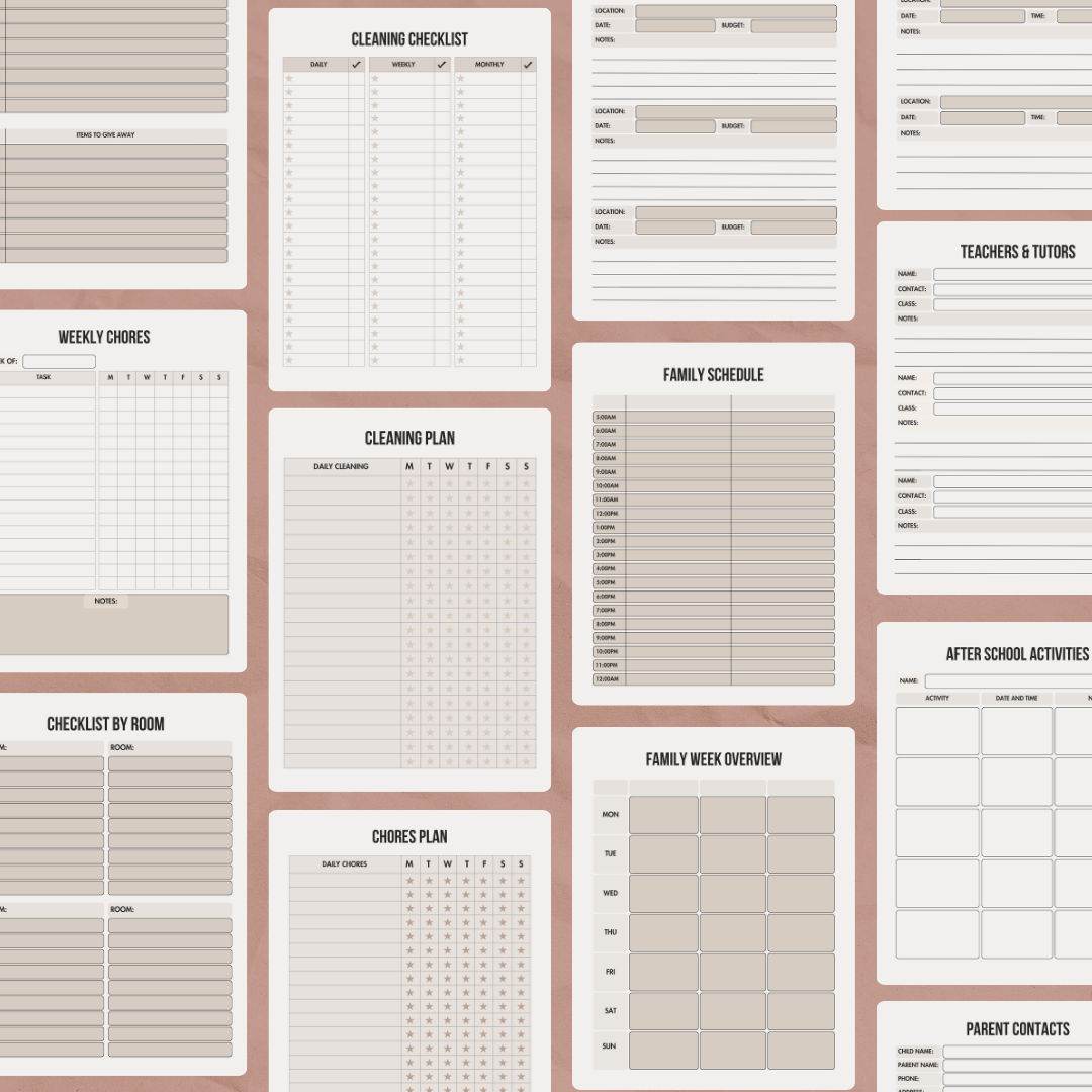 Mom Life Digital Planner