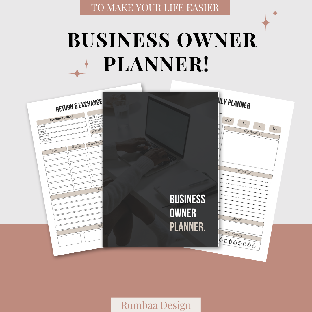Business Owner Planner