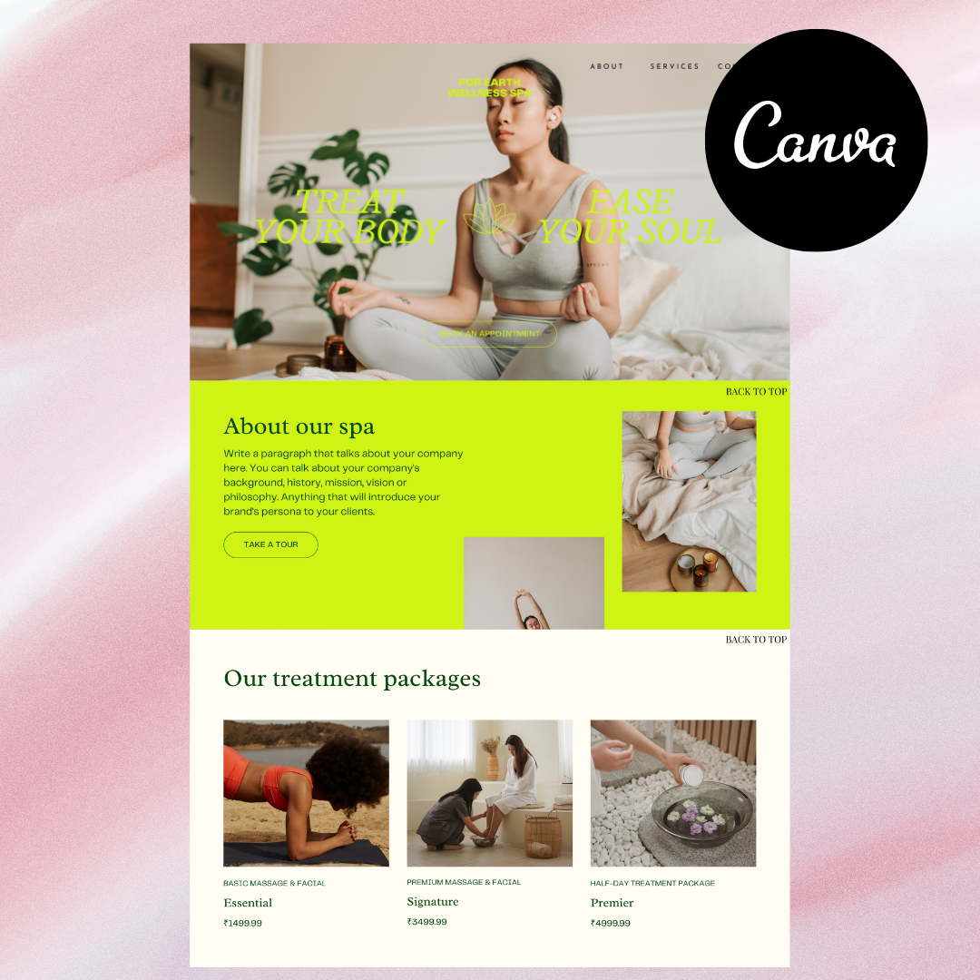 Professional Business Editable Website Template