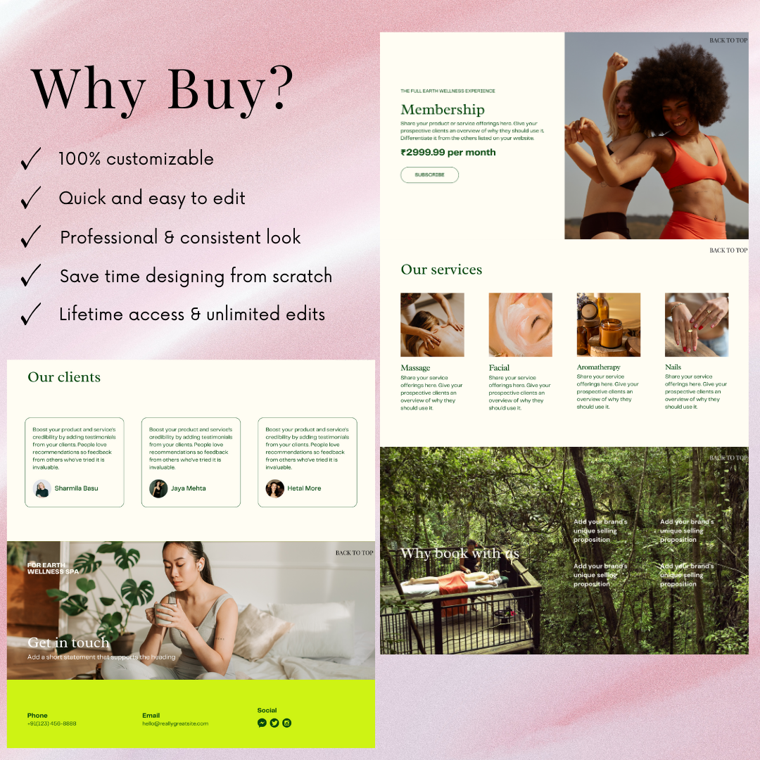 Professional Business Editable Website Template