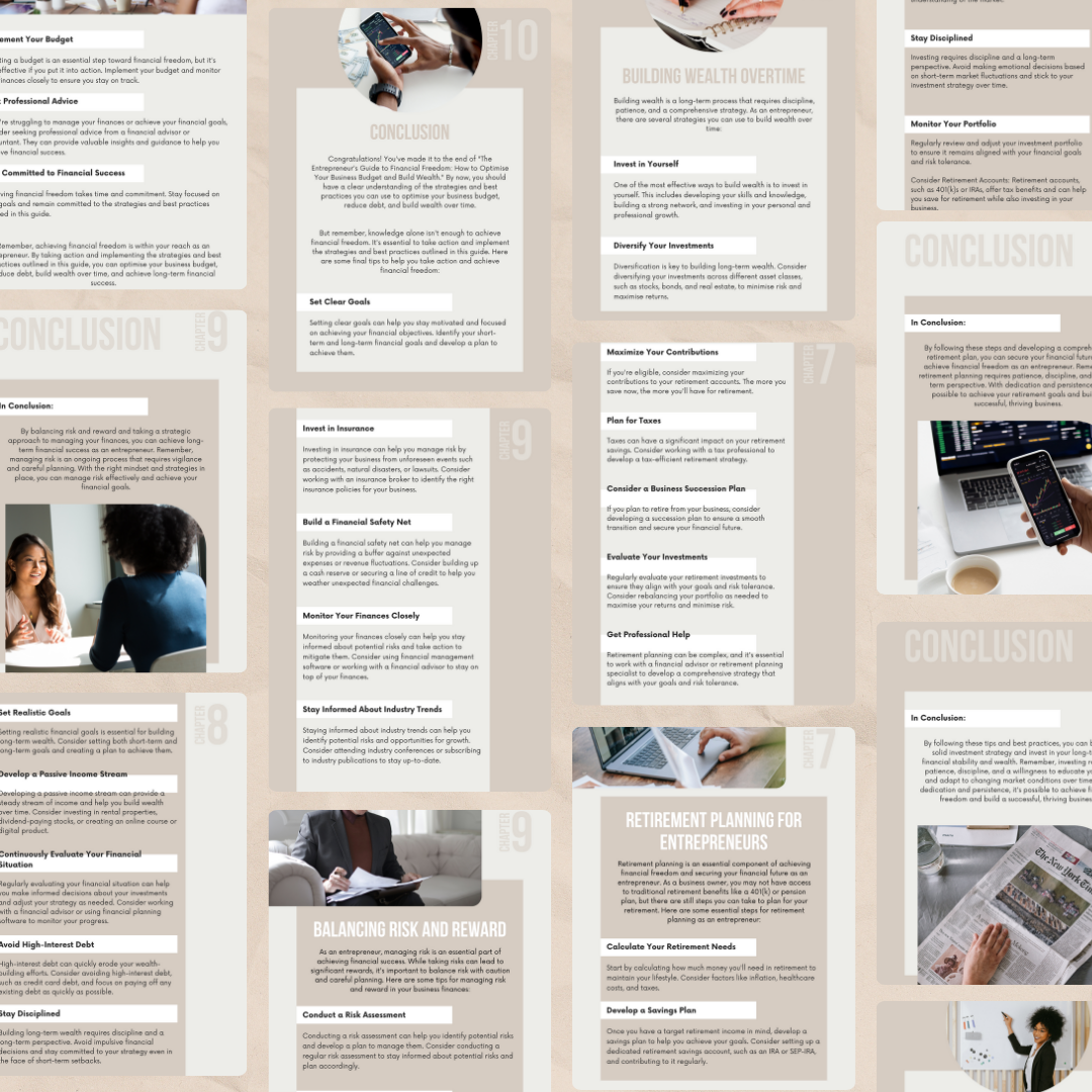 Financial Freedom Guide for Entrepreneurs Ebook