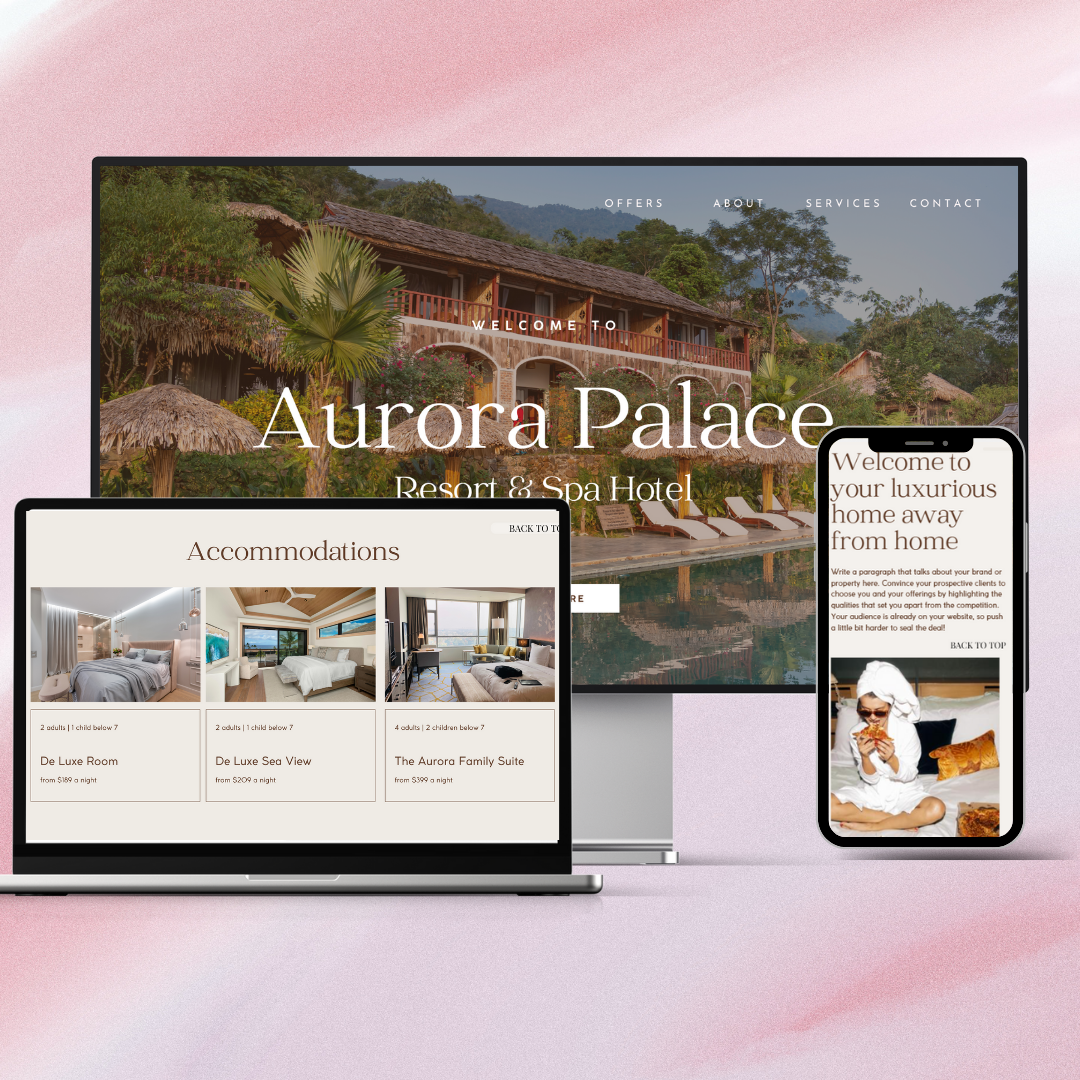 Hotels Business Website Template