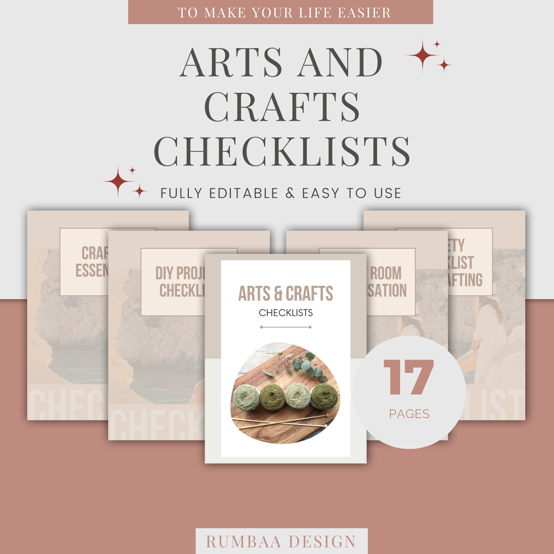 Arts & Crafts Checklists