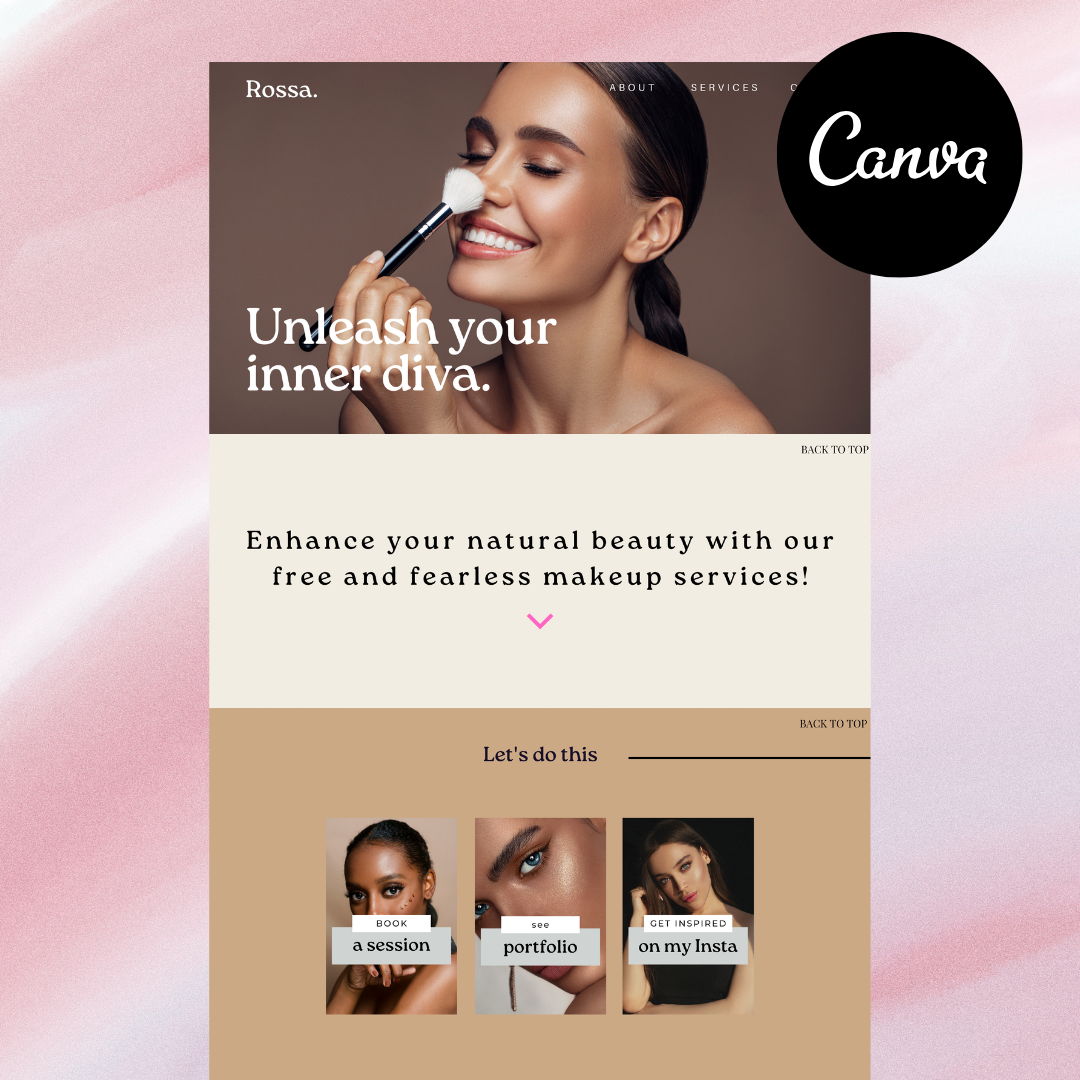 Editable Business Website Template