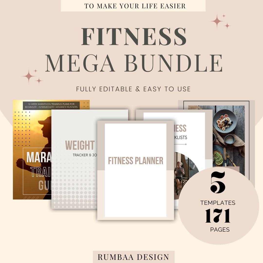 Fitness Planner Bundle