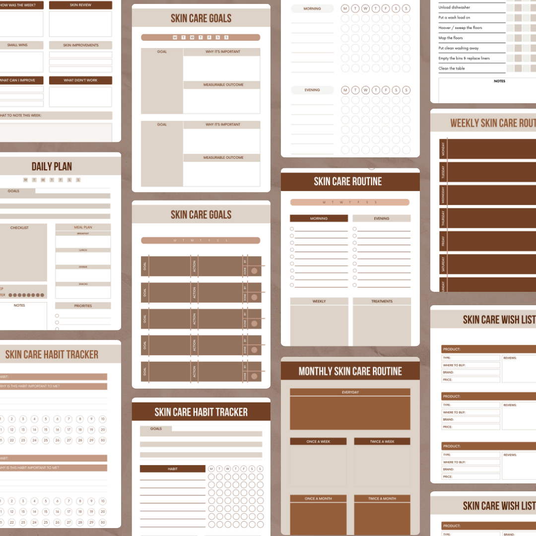 Skin Care Planner