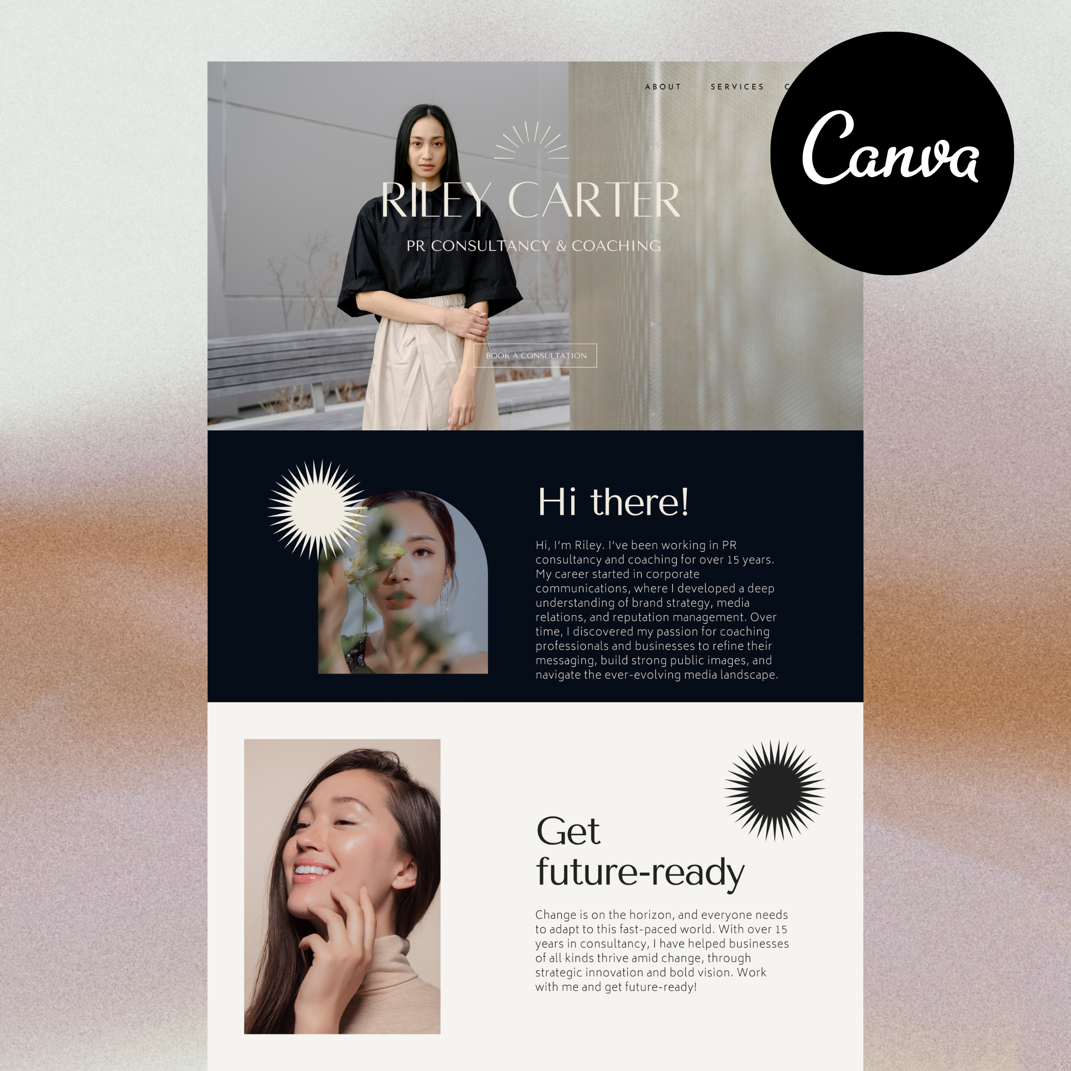 Business Coach Website Template