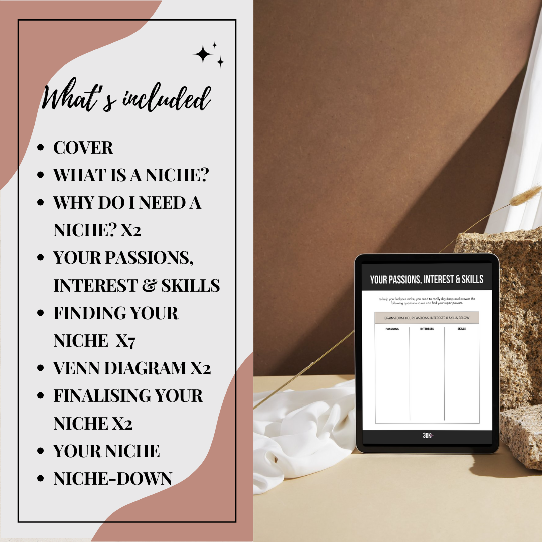 Niche Discovery Mini Workbook