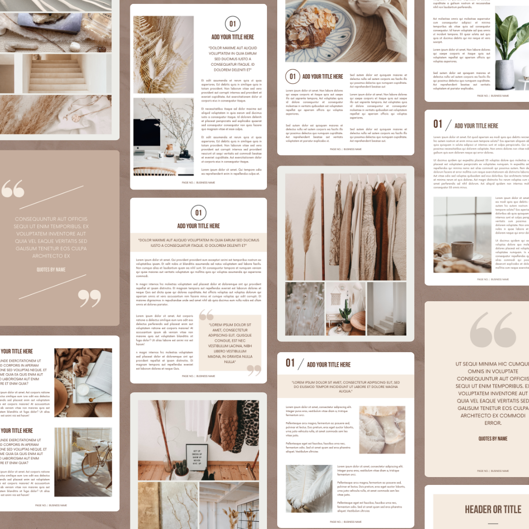 Canva Ebook Template