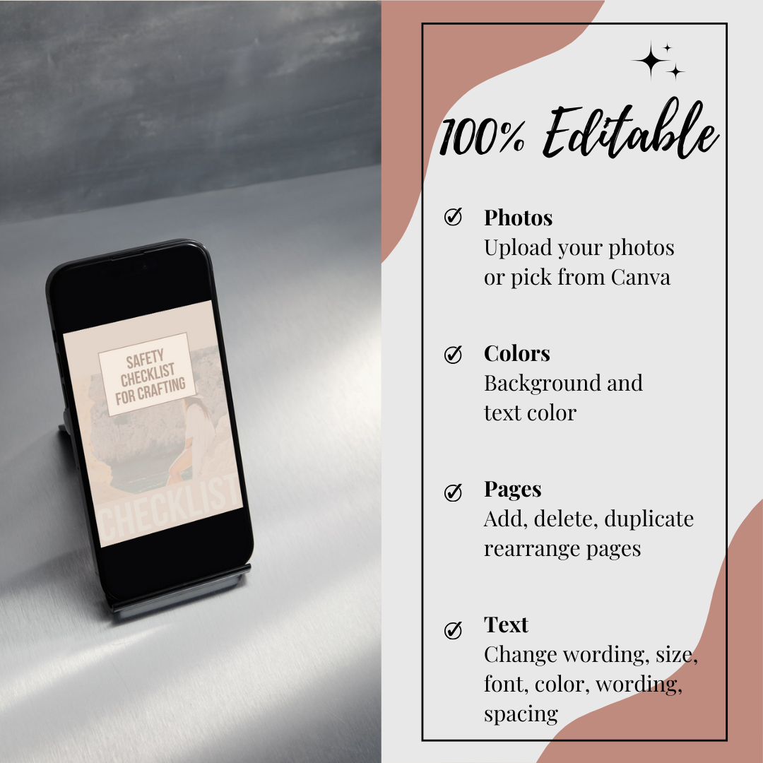 Arts & Crafts Checklists