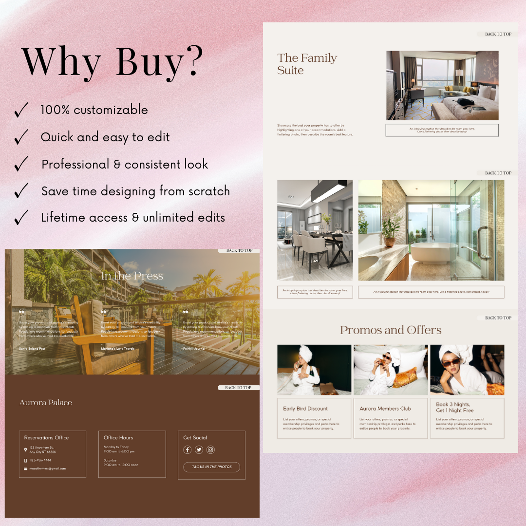 Hotels Business Website Template