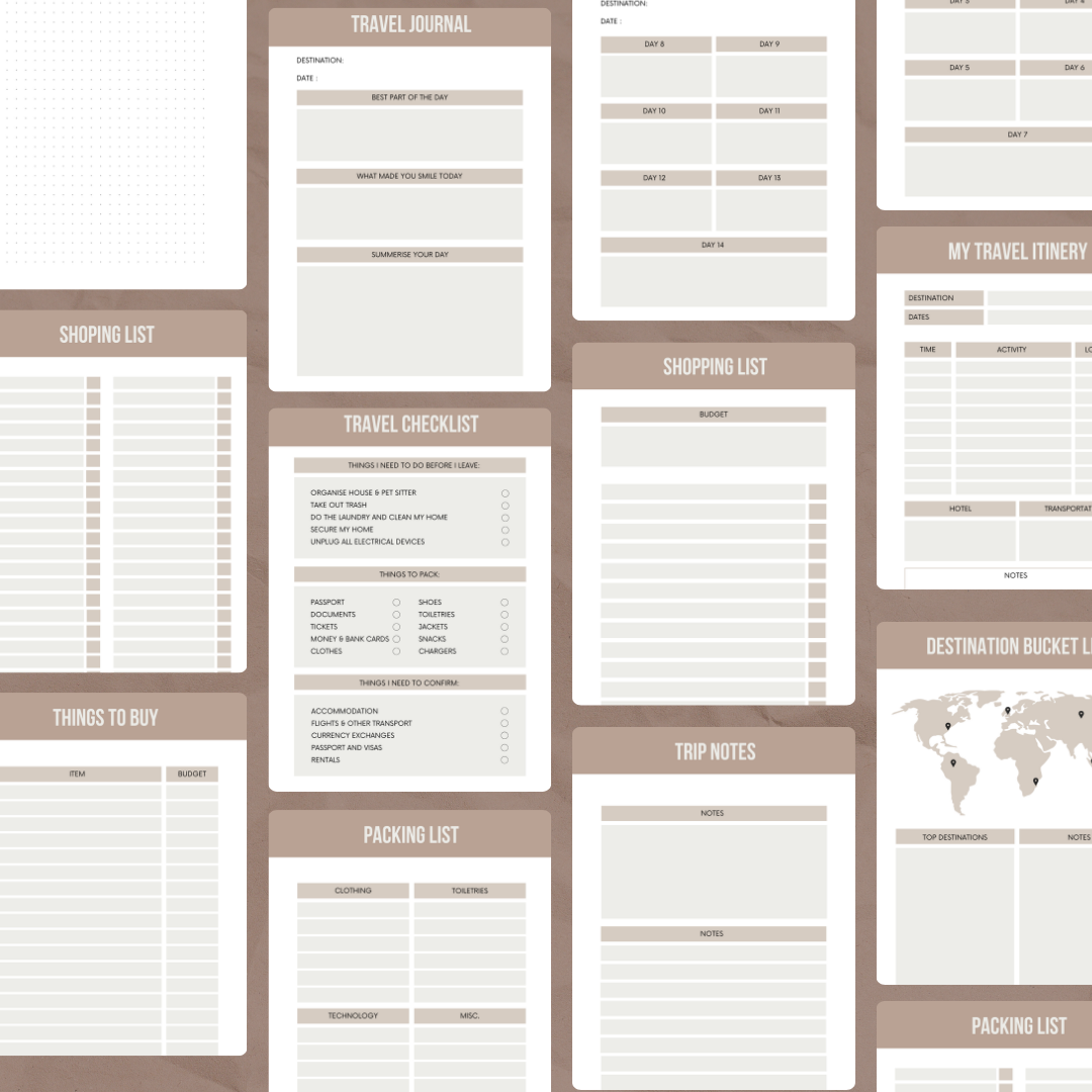 Travel Planner & Journal