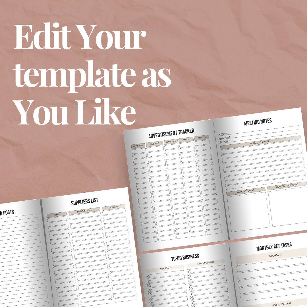 Business Owner Planner