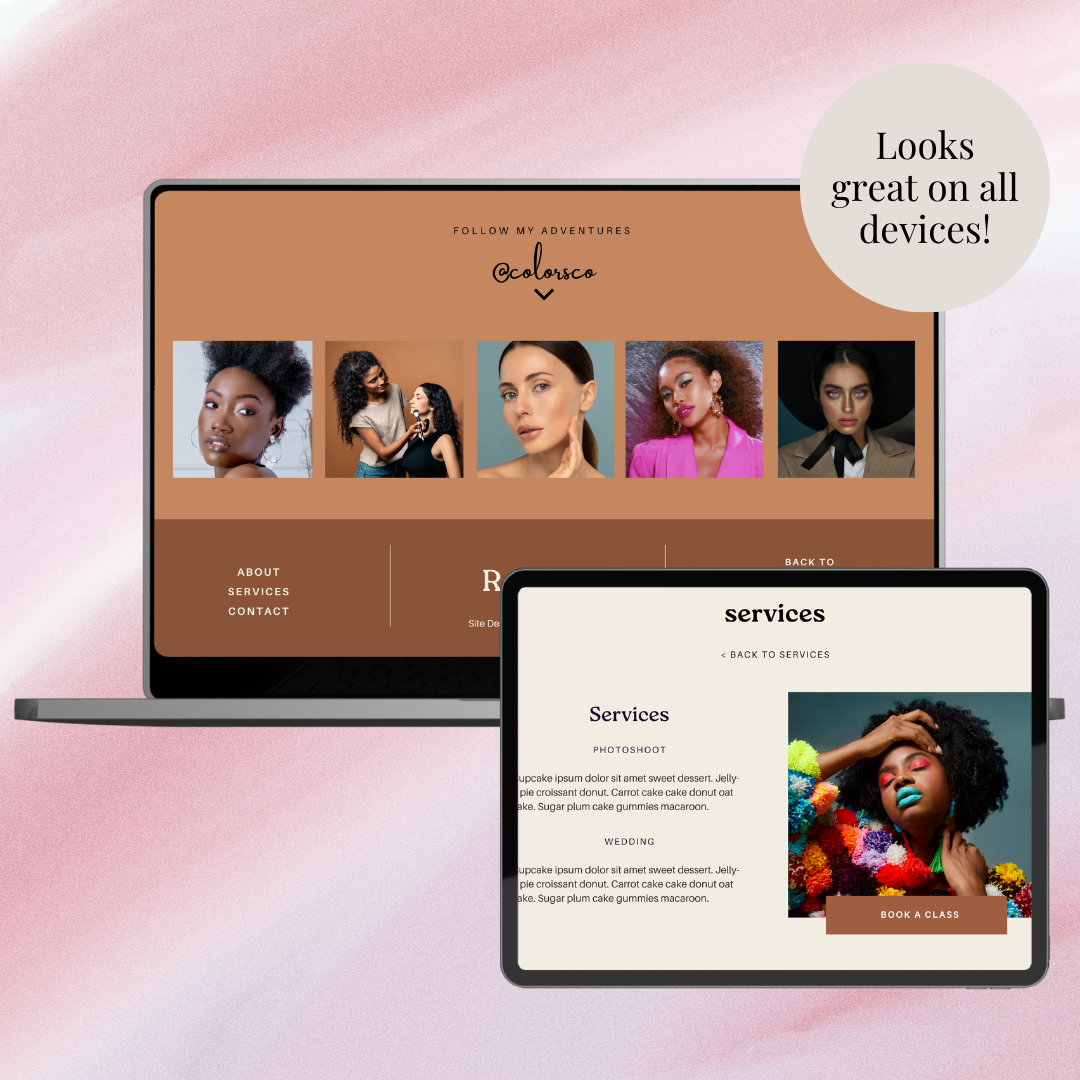 Editable Business Website Template