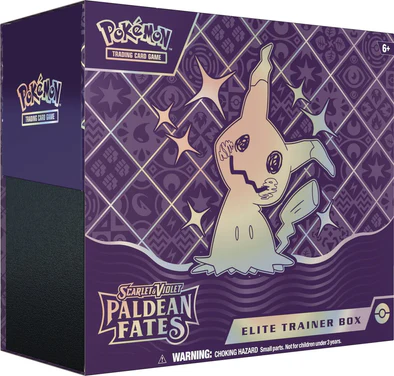 POKEMON - SCARLET AND VIOLET - PALDEAN FATES - ELITE TRAINER BOX