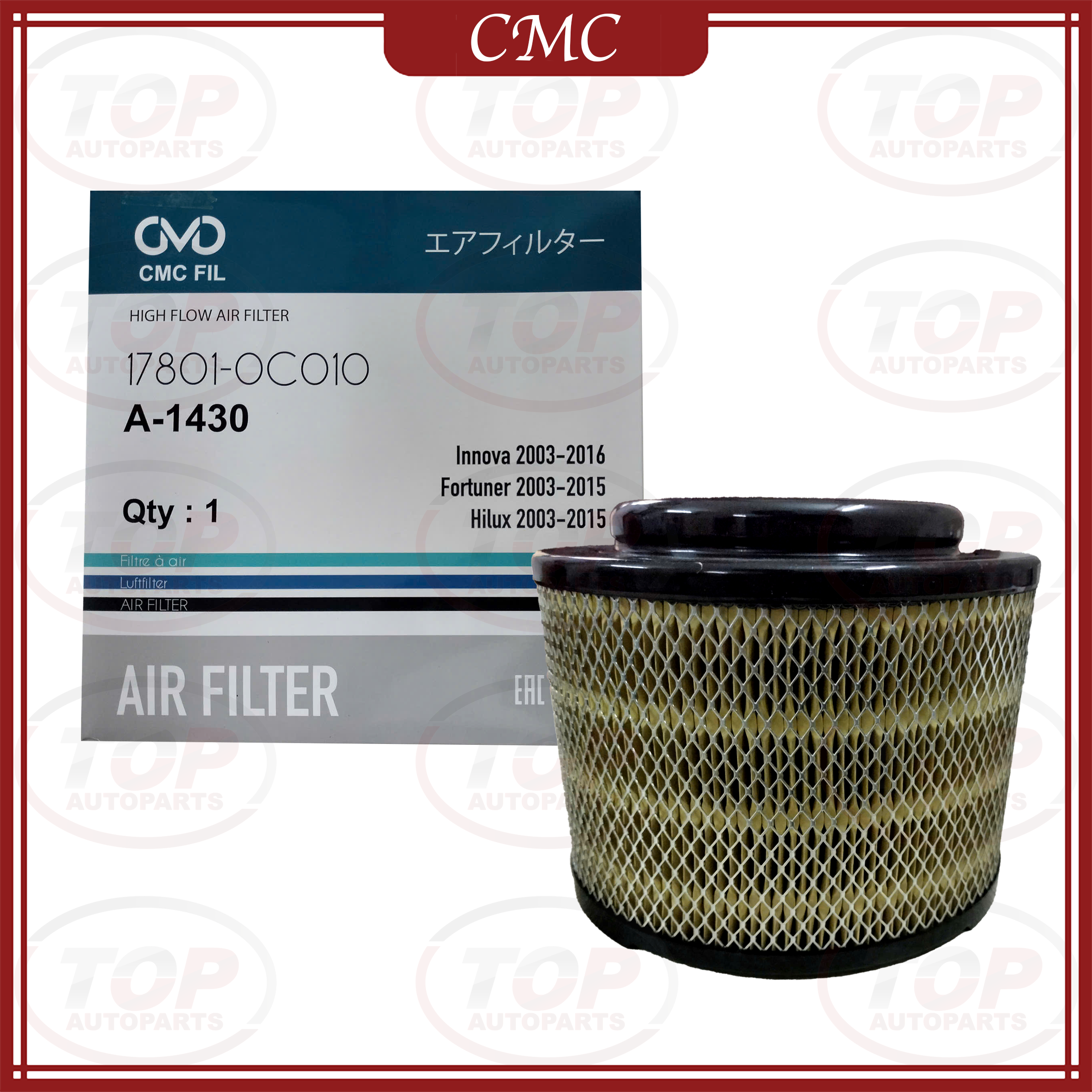 Lọc Gió Động Cơ CMC FIL A-1430