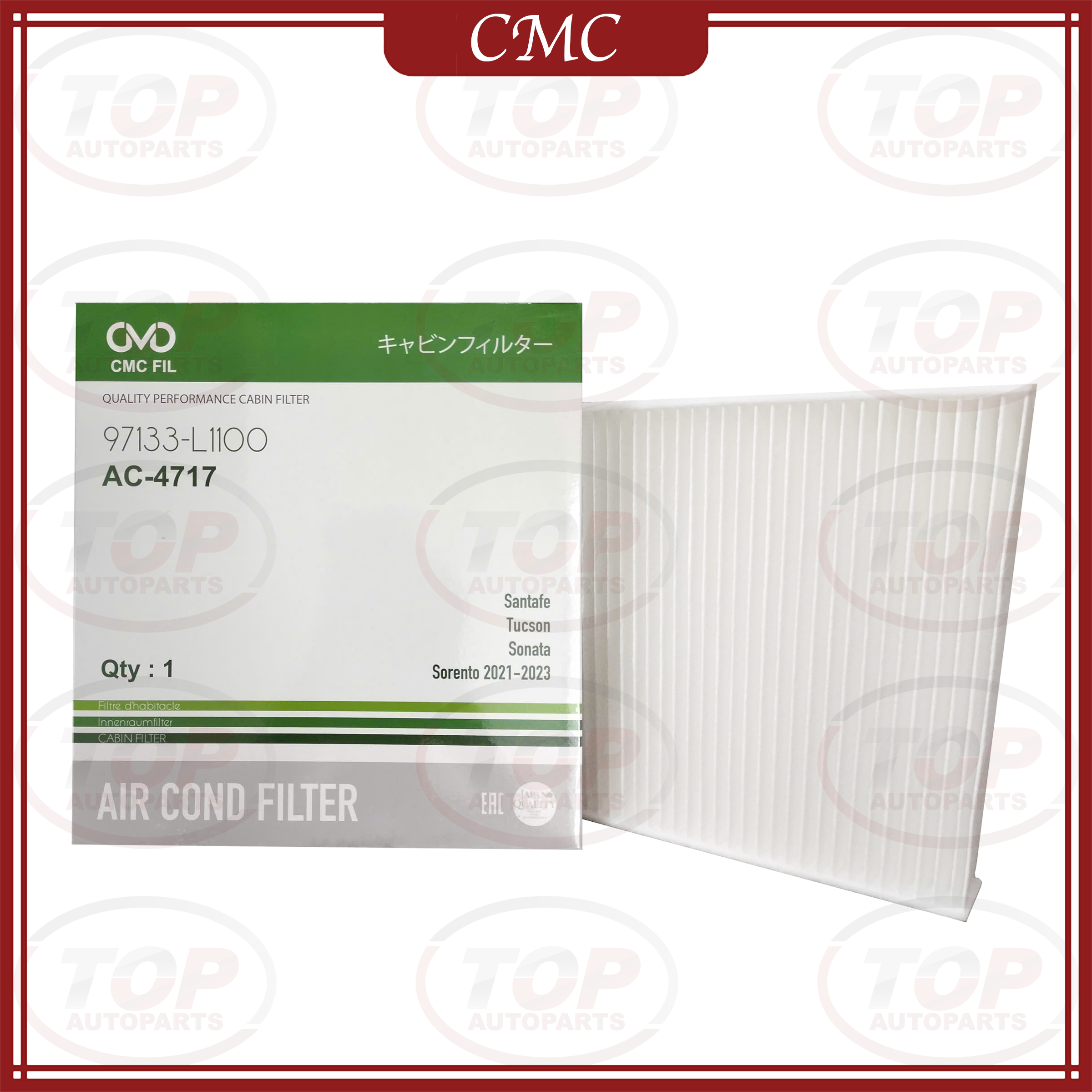 Lọc Gió Điều Hoà Ô Tô CMC FIL AC-4717