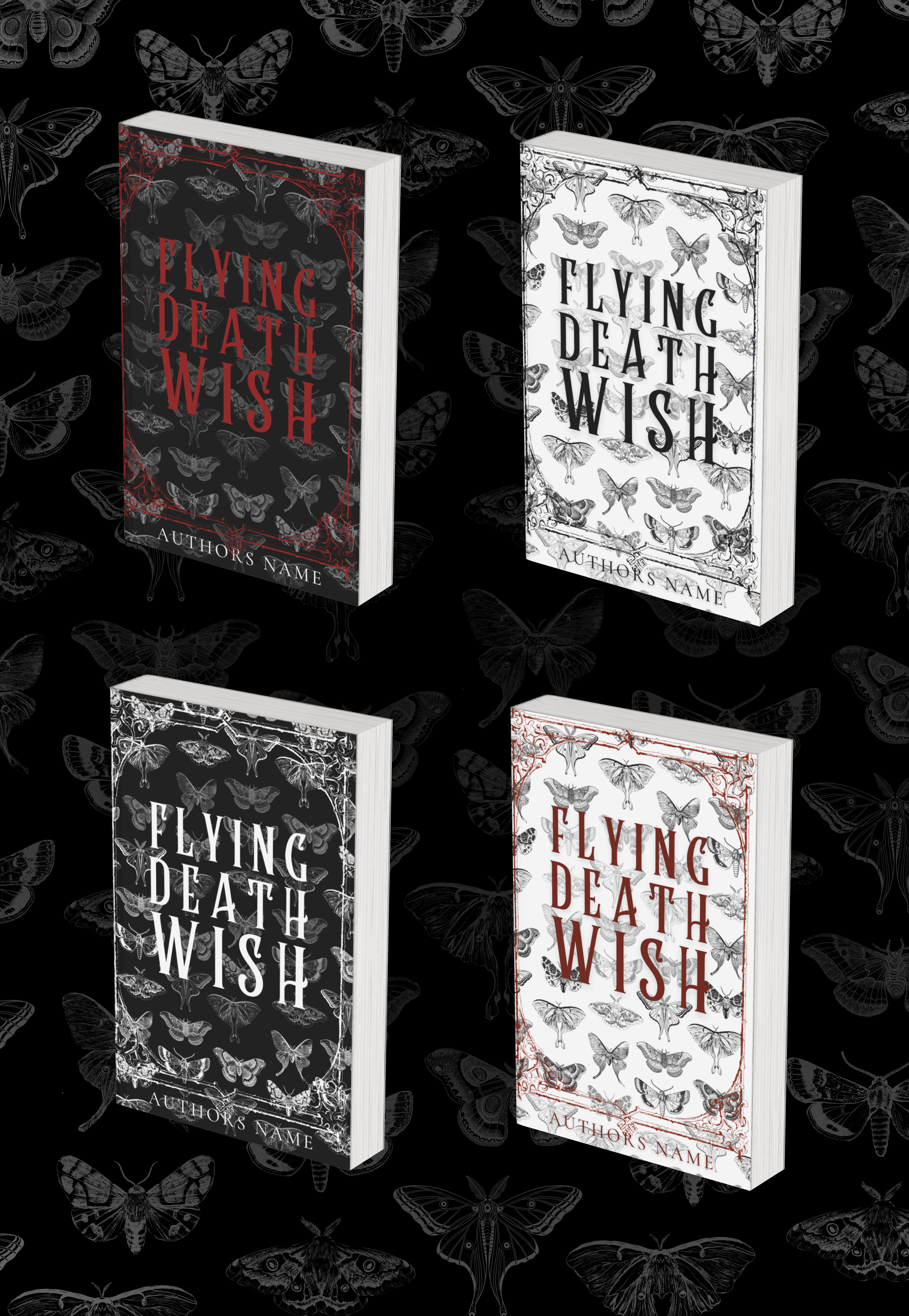 Pre-Made Full Wrap Book Cover – Gothic, Dark Fantasy, Mystery, Vampires, Enemies to lovers