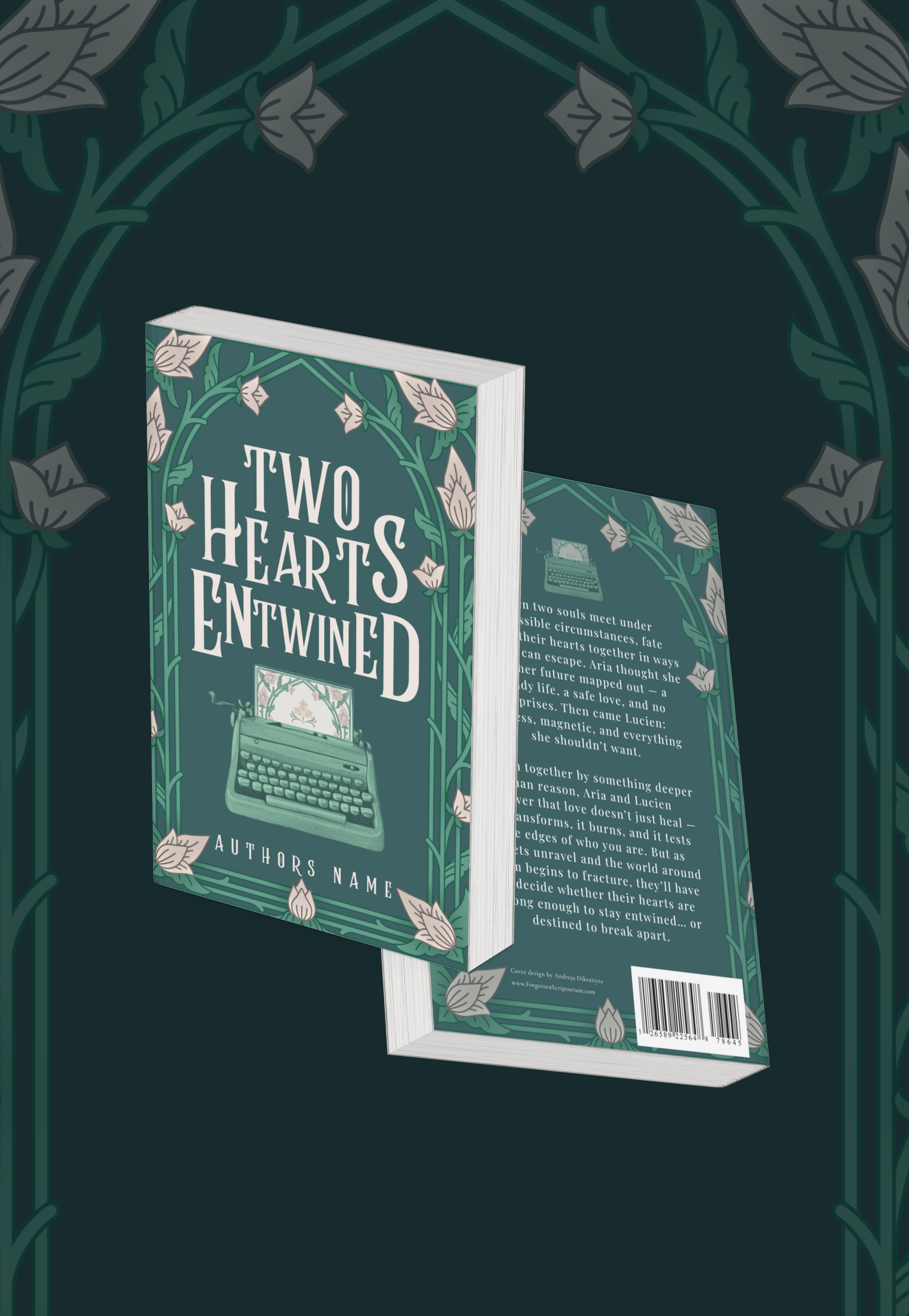 Pre-Made Full Wrap Book Cover – YA Fantasy, Romance, Magic