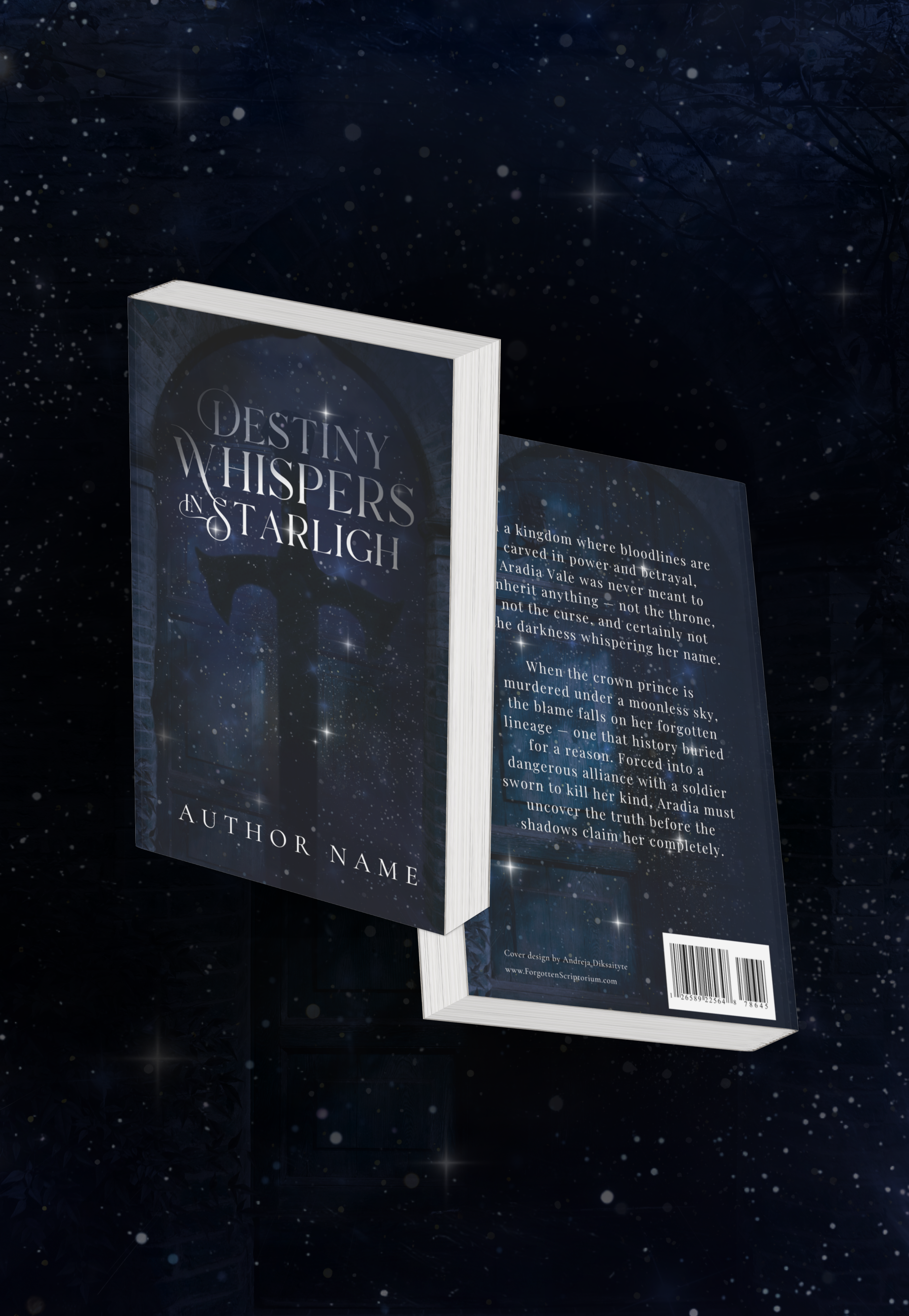 Pre-Made Full Wrap Book Cover – Fantasy, Romance, Destiny