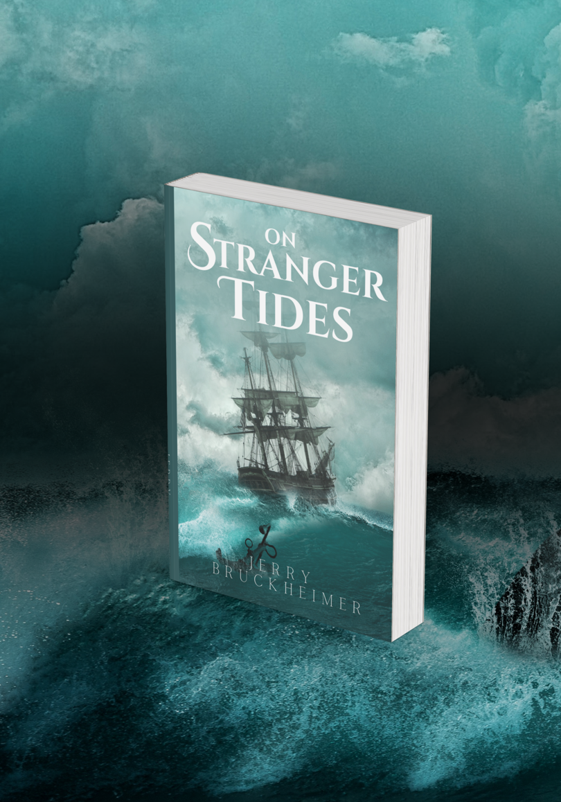 Pre-Made Full Wrap Book Cover - Pirates, travel, adventure 