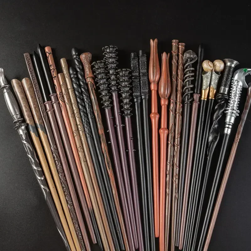 26-Piece Cosplay Magic Wand Set – Metal-Core Wizard Wands for Kids & Party Decorations