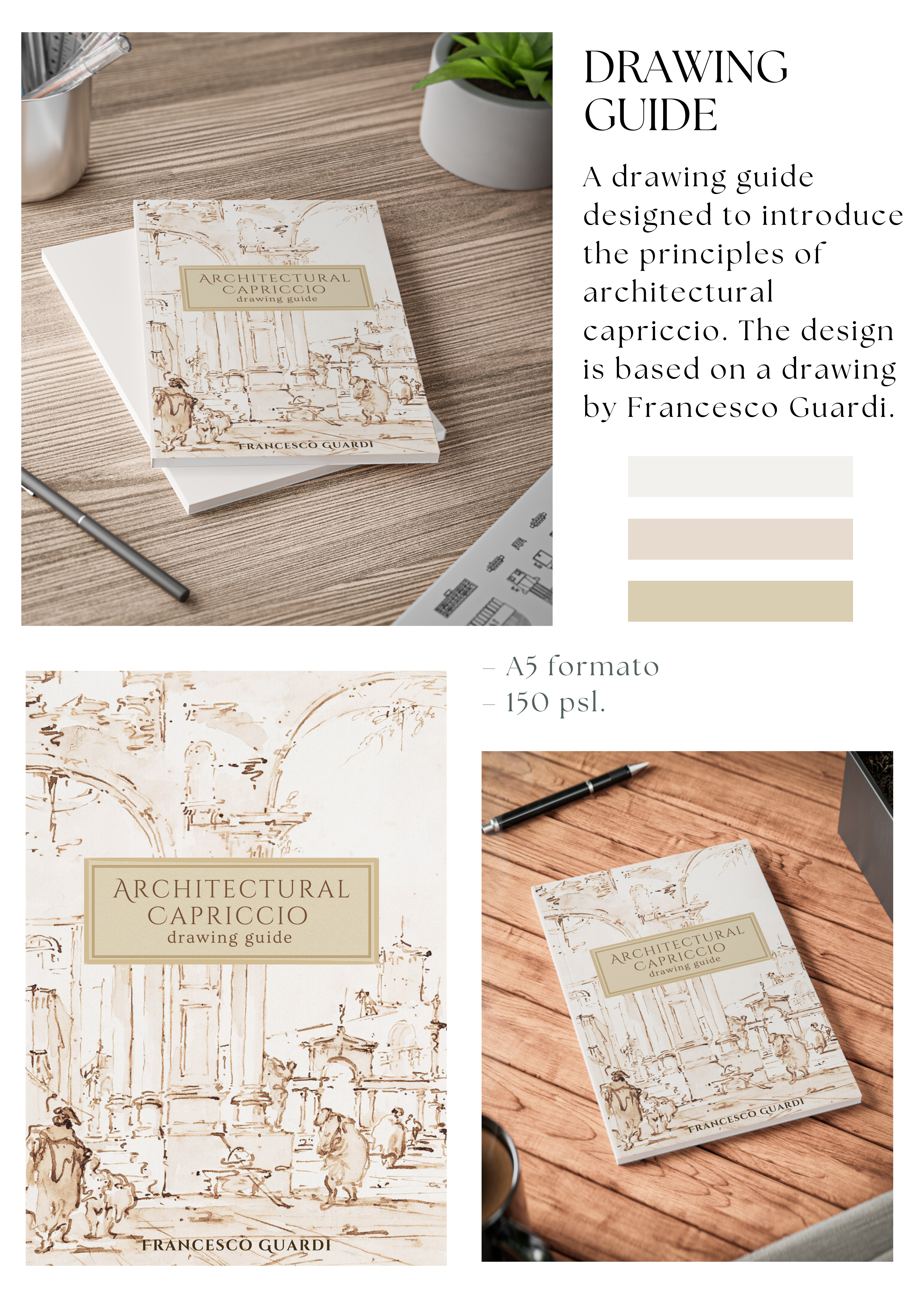 Softcover Notebook - Architectural Capriccio Drawing Guide