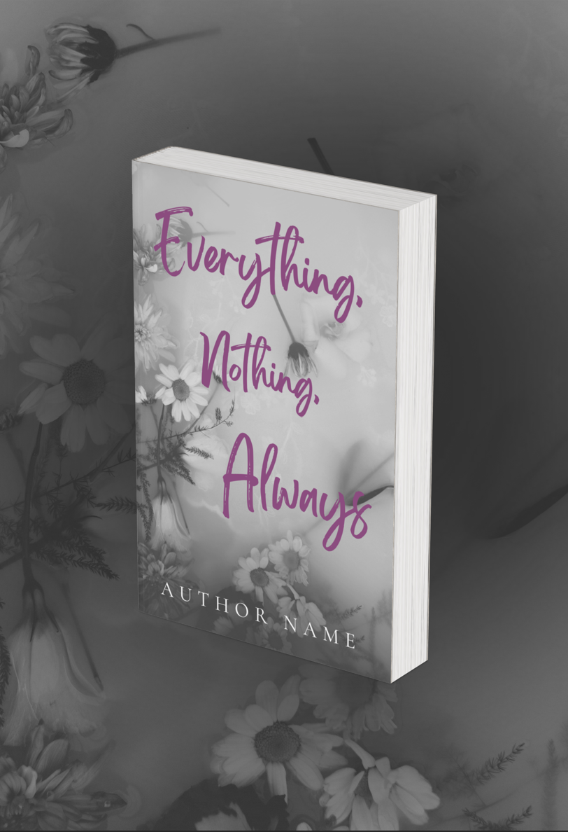 Pre-Made Full Wrap Book Cover – Contemporary Romance, Emotional Fiction Theme