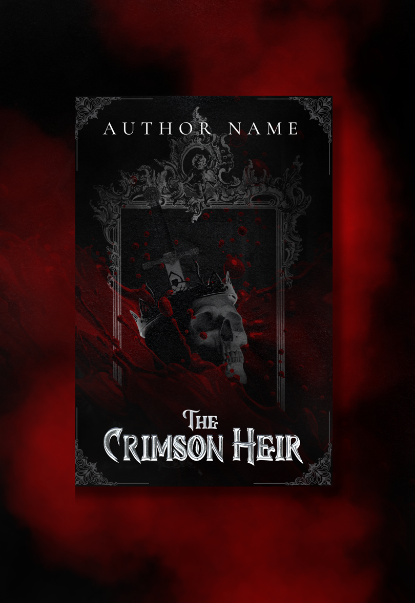 Pre-Made Full Wrap Book Cover – Dark Fantasy, War, Royal Intrigue, Romance, Fantasy Theme