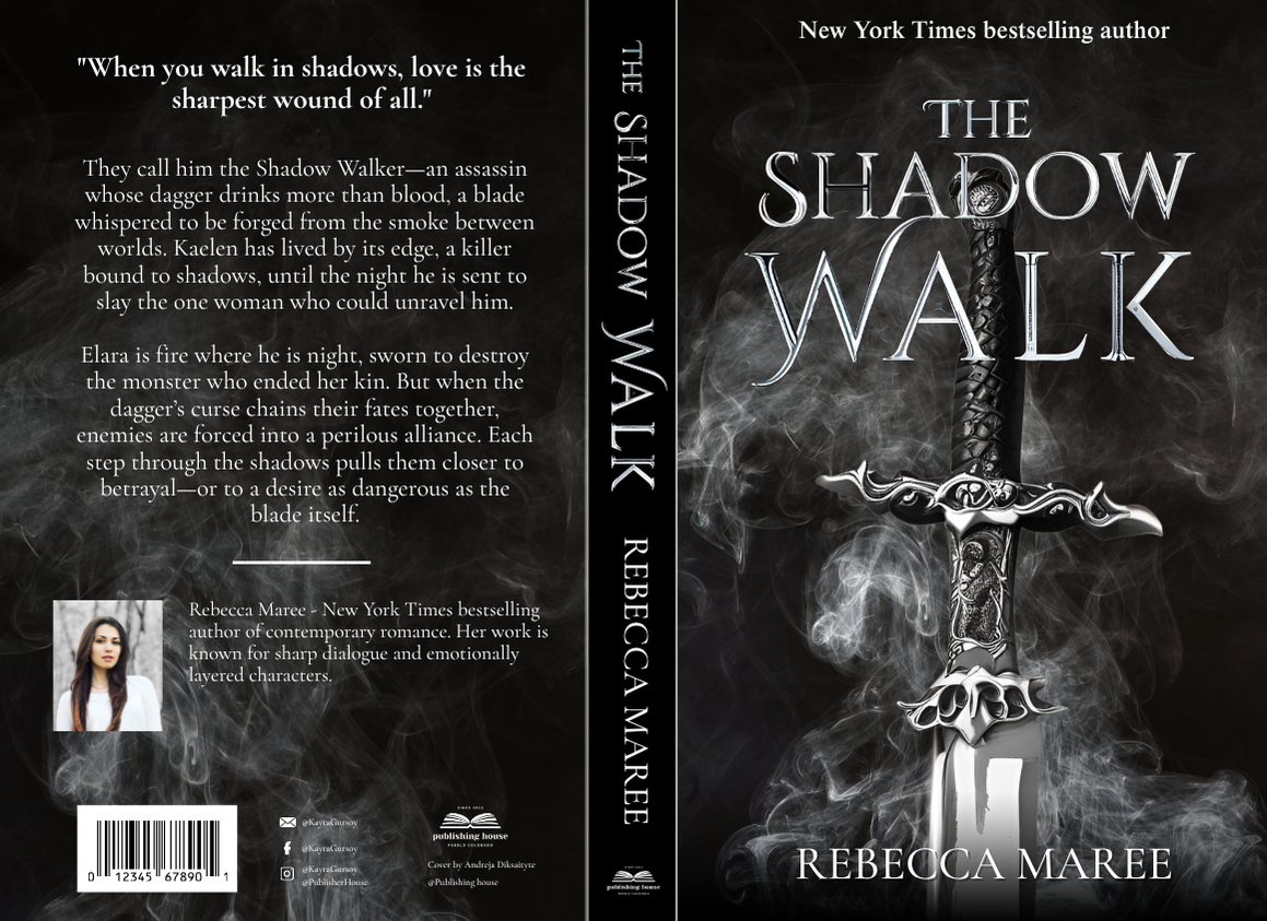 Pre-Made Full Wrap Book Cover - The Shadow Walk