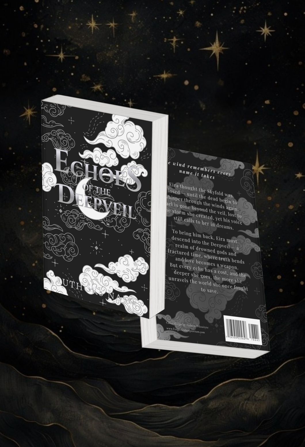 Pre-Made Full Wrap 2 Book Cover Series – Fantasy Romance, War, Elemental Magic