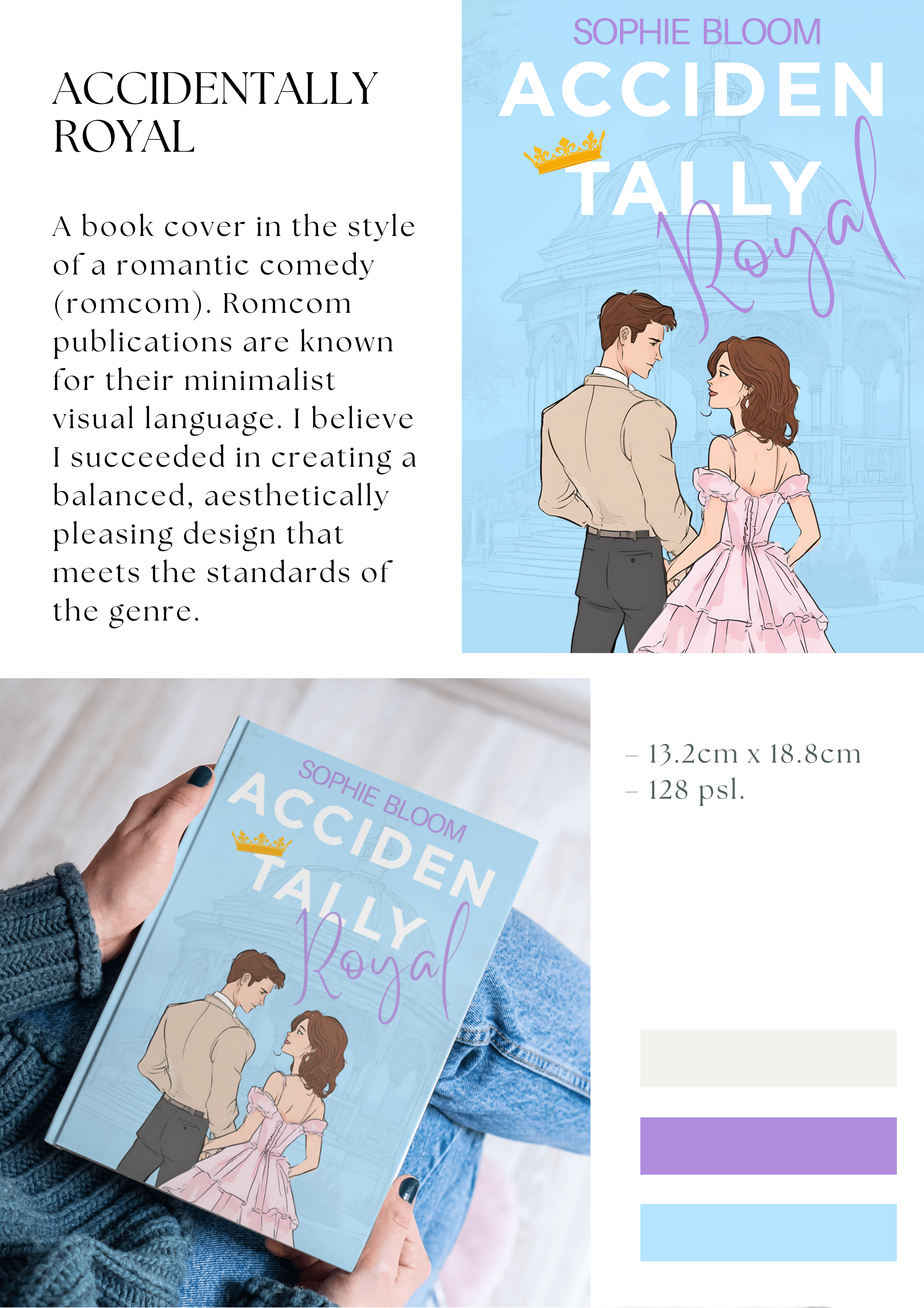 Pre-made book cover ''Accidentally Royal'' 