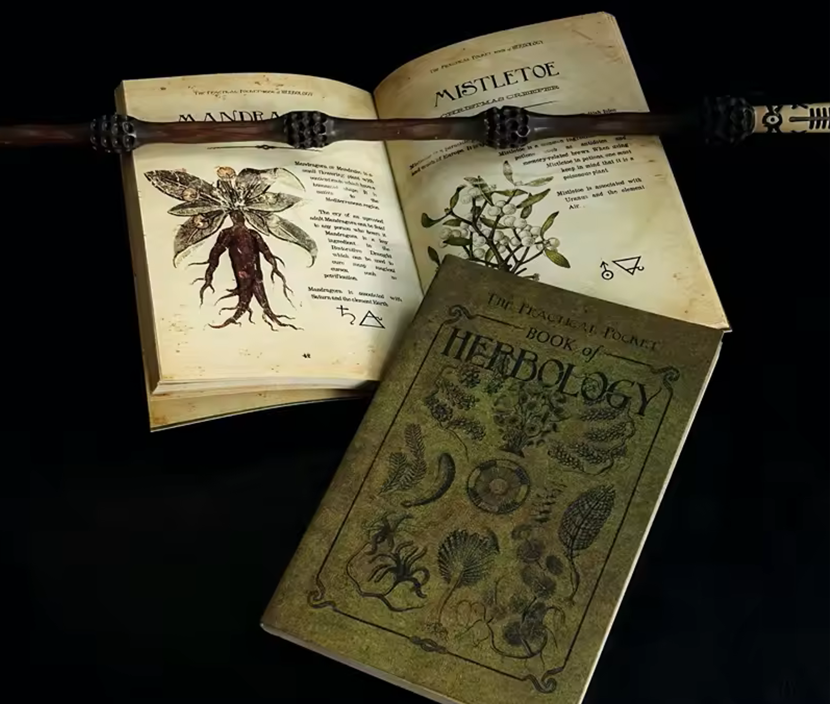 Vintage Spellbook Journal – Herbalism, Astrology, Herbology & Alchemy Book