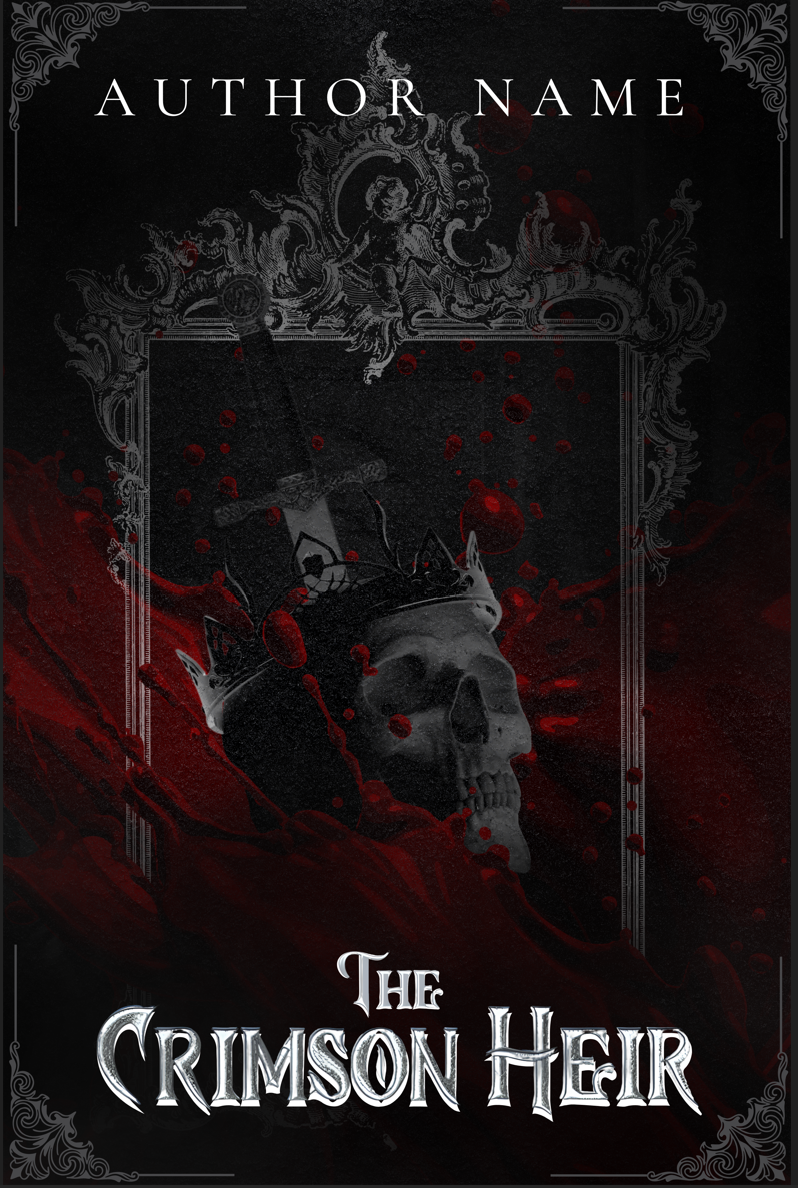 Pre-Made Full Wrap Book Cover – Dark Fantasy, War, Royal Intrigue, Romance, Fantasy Theme