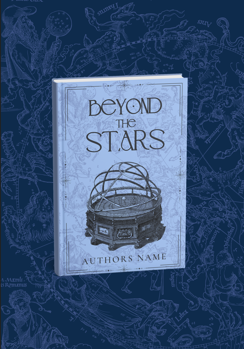 Pre-Made Full Wrap Book Cover – Celestial Prophecy Fantasy, Romance, YA