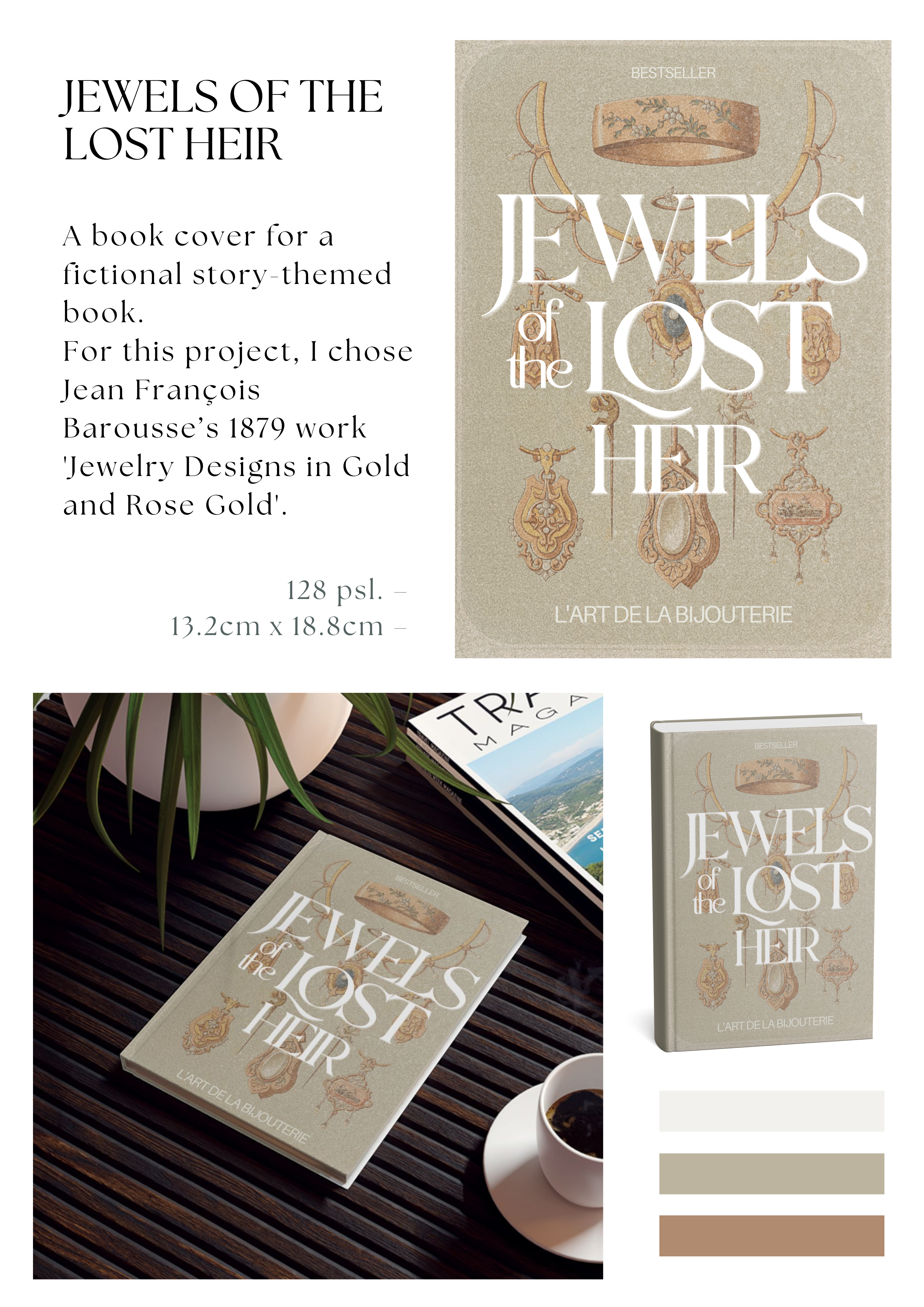 Pre-Made Book Cover - Jewels of the Lost Heir
