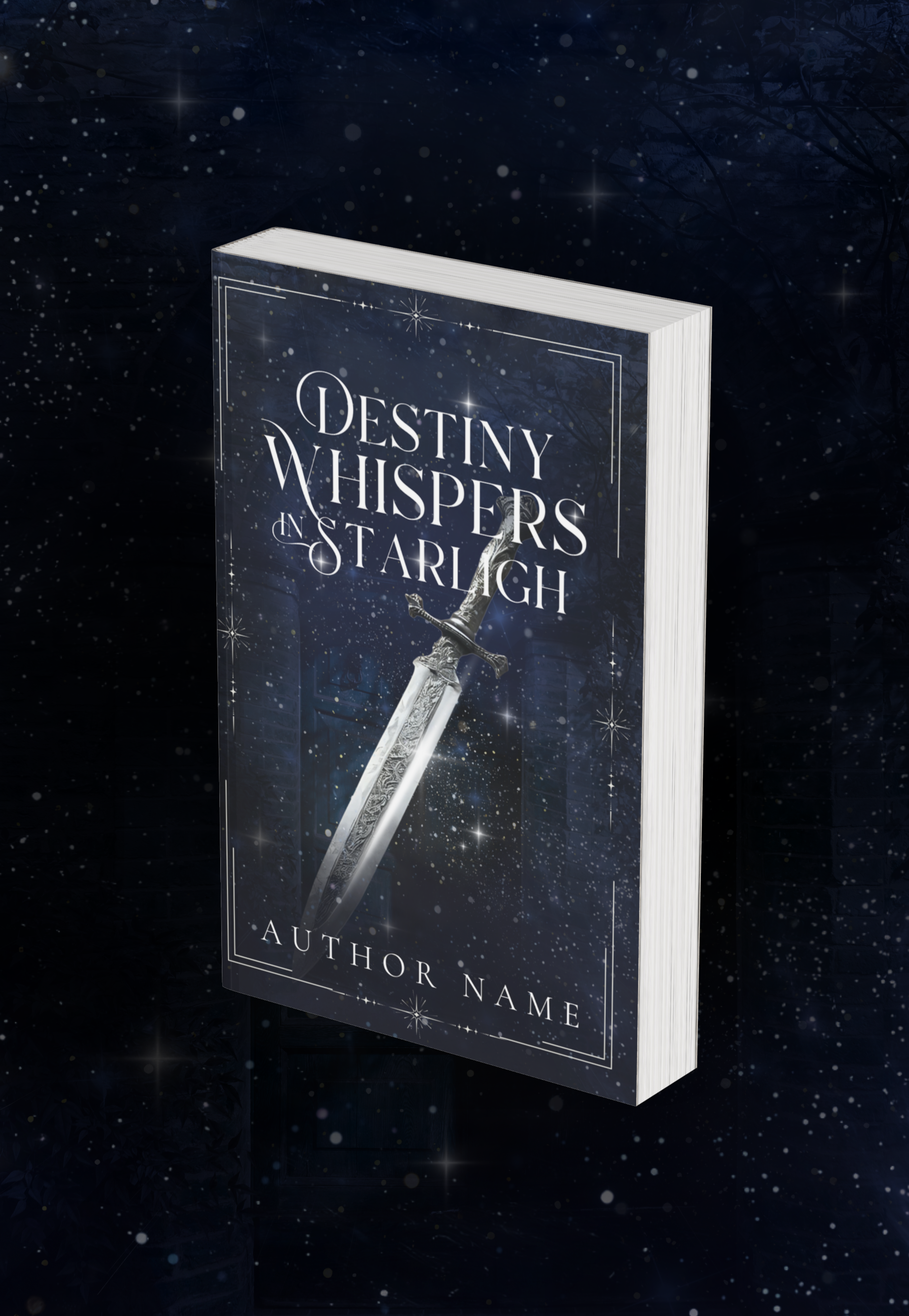 Pre-Made Full Wrap Book Cover – Fantasy, Romance, Destiny