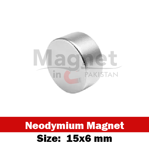 15x6mm Neodymium Disc Magnet in Pakistan