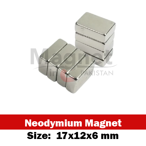 17x12x6mm Neodymium Bar Magnet in Pakistan