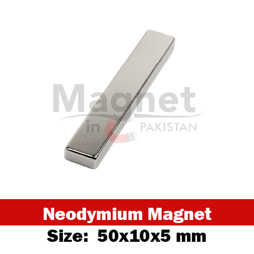 50x10x5mm Neodymium Bar Magnet in Pakistan