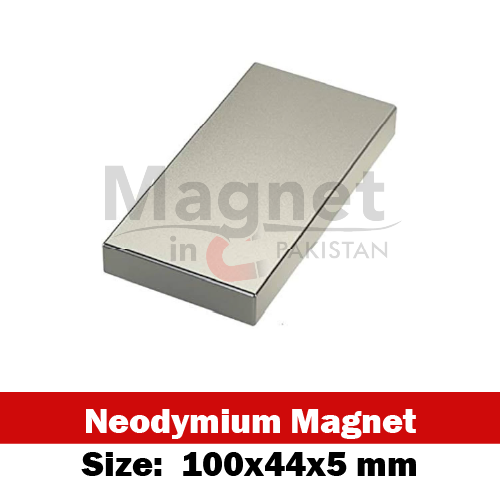 100x44x5mm Neodymium Bar Magnet in Pakistan